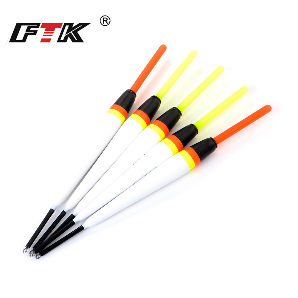 Boya flotante para pesca de carpa, 5 unidades, 2g, 3g, 4g, 5g, Fir Bobber, 15,5-17cm, palo ligero
