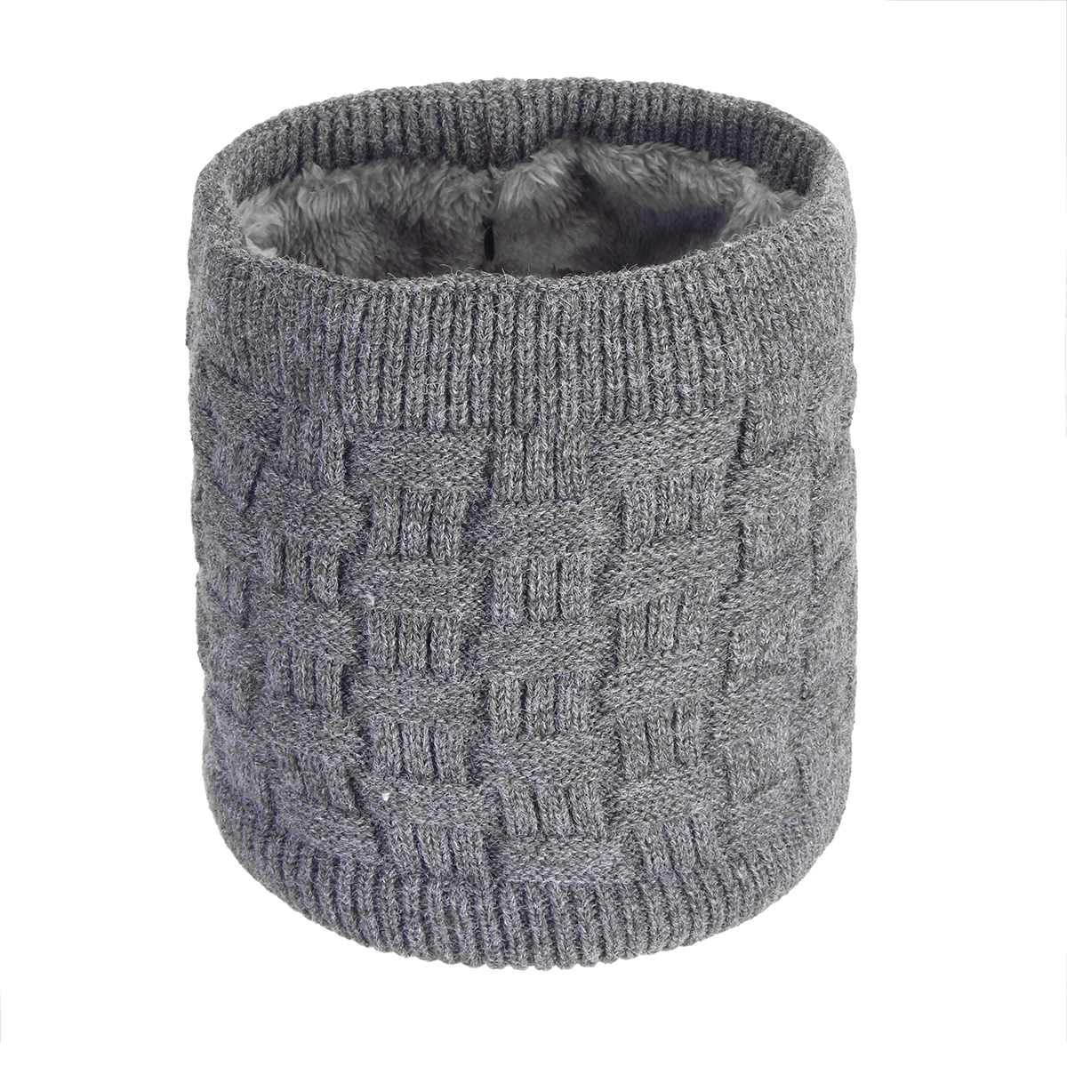 55 ° c Constant USB électrique chauffé cou écharpe laine artificielle cou plus col lavable hiver automne cou plus unisexe: Grey No Heating