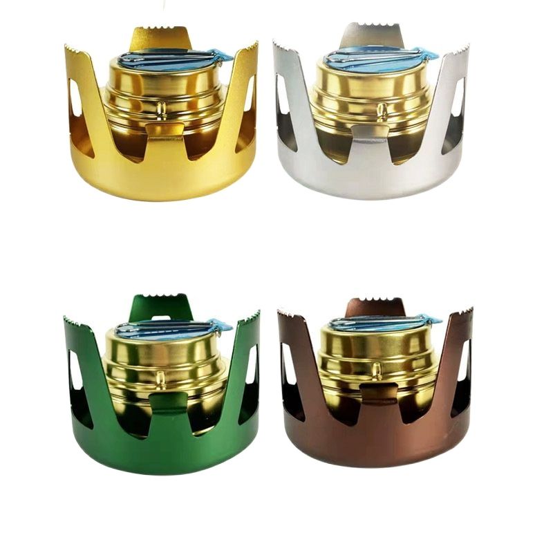 Fornello ad alcool solido liquido da campeggio con bruciatore a spirito da esterno