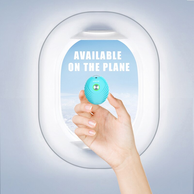 Personal Wearable Air Purifier Necklace/Mini Portable Air Freshener Ionizer/Negative Ion Generator/Low Noise for Adults Kids