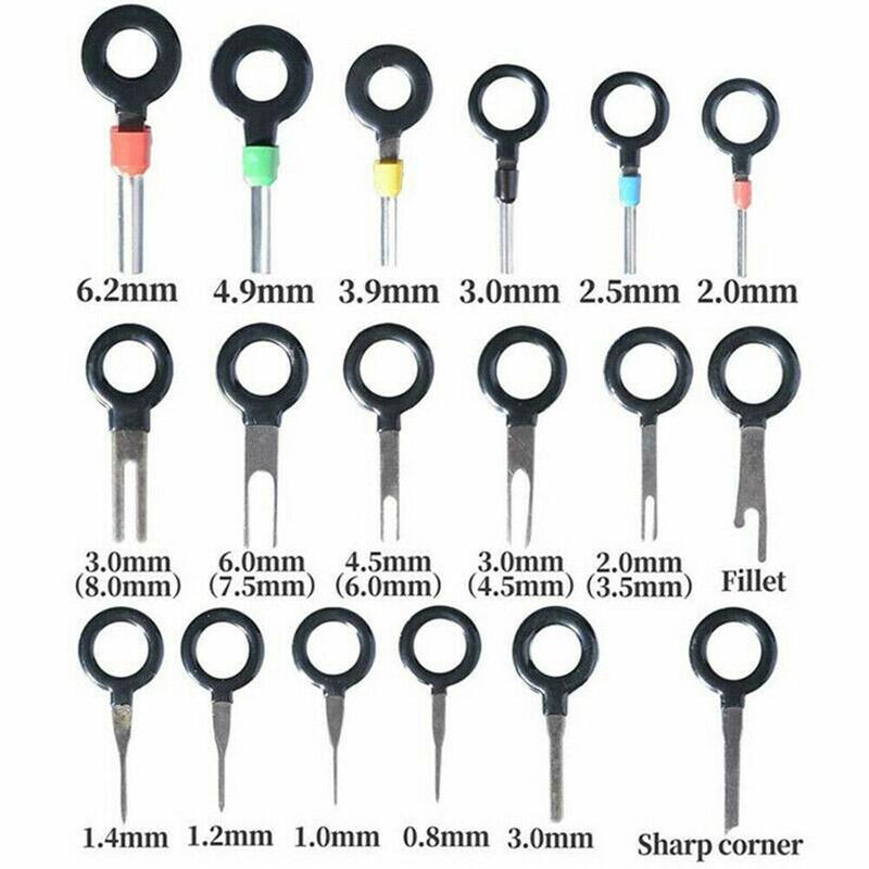 70 pcs/set Car Terminal Removal Tools Car Electrical Wiring Crimp Connector Pin Extractor Kit Auto Car Repair Hand Tool Plug Key