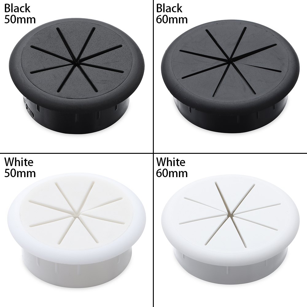 1pc Desk Cord Grommet Flexible Silicone Cable Hole Cover Wire Organizer Cable Pass Through Round Gasket Wiring Protective