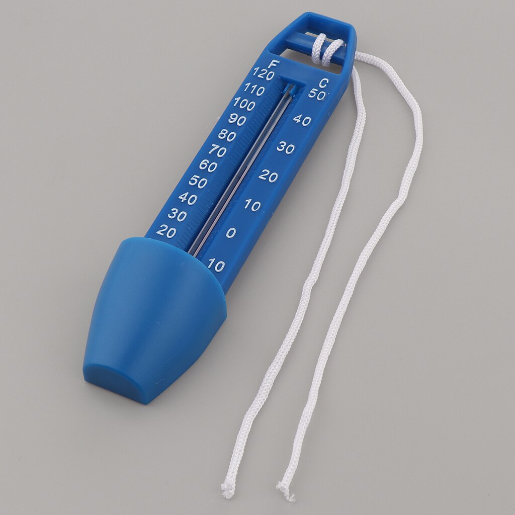 Holdbart flydende termometer vandtemperaturmåleværktøj ,4 x 3 x 17cm,  stort display indendørs udendørs termometer, let at læse