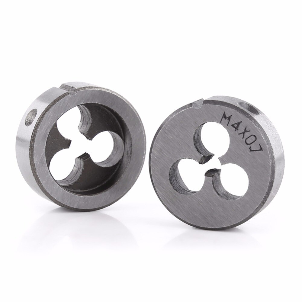 8PCS/Set Screw Die & Wrench Spanner External Thread Processing Tapping Hand Tool Kit Die Wrench Kit