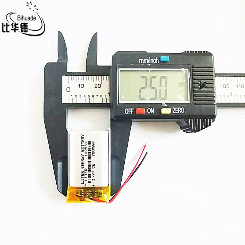 3.7v -liter-energieakku, 700 mah , 102530 lithium-polymer-lipo-akku, wiederaufladbar für  mp3 kopfhörer, ladepads, dvd-player, bluetooth-kamera