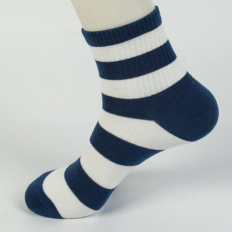 Korean Style Socks Woman Spring Autumn Kawaii Stripe Cotton Japanese Harajuku Short Sock for Girls, Woman Clothing