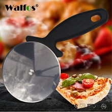 WALFOS food grade Pizzasnijder Ronde Vorm Pizza Wielen Snijders Cake Brood Ronde Mes Cutter Pizza Gereedschap