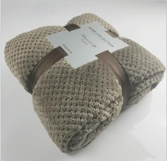 Ananas pläd sammet plysch enfärgad filt supermjuk fleece flanell sängöverdrag överkast sängkläder pläd vuxen: 8