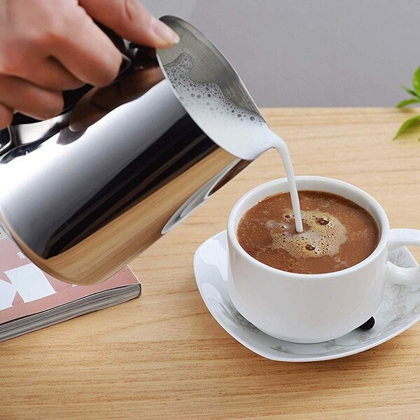 Keuken Rvs Melk Opschuimen Jug Espresso Koffie Pitcher Barista Craft Koffie Latte Melk Opschuimen Werper Koffie Tool