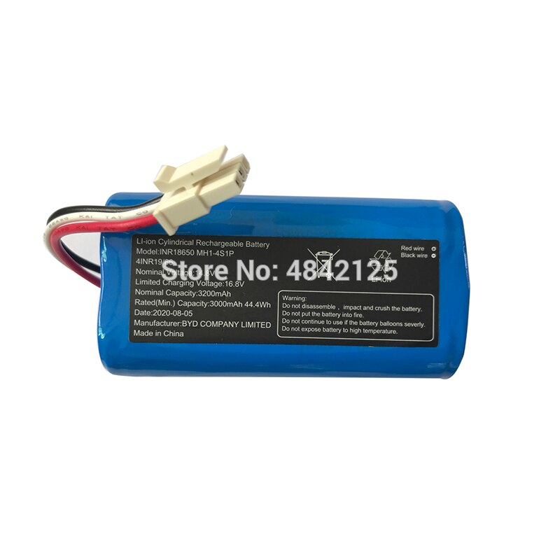 Batterie Ion Eddie 3200mAh pour aspirateur robot 360 S7, accessoires, pièces de rechange, batterie de charge