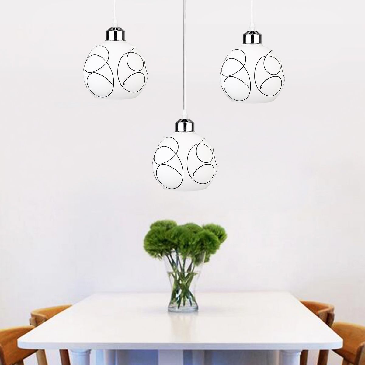 Ceiling Lamp Decor Lamp Covers Nordic Loft Industrial Pendant Light Retro Concise Glass Kitchen Hanging