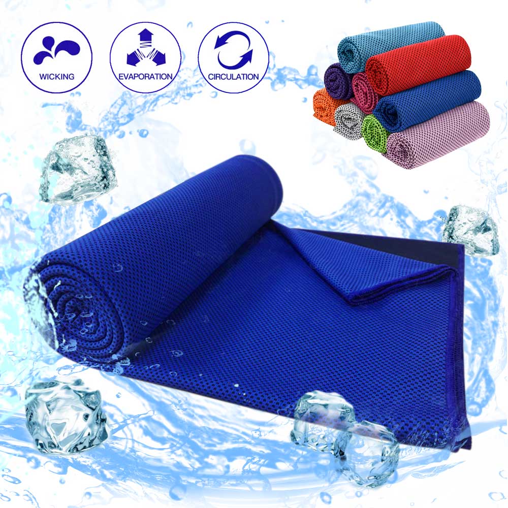 Microfiber Sport Handdoek Snelle Koeling Ice Gezicht Handdoek Sneldrogende Strand Handdoeken Zomer Blijvende Instant Chill Handdoeken Voor Fitness yoga