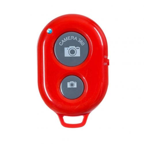 Universal Bluetooth Mobile Phone Camera Remote Control Shutter for Selfie Stick: Red
