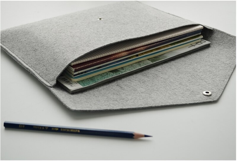 Einfache Wolle Schnalle A4 Papier Datei Tasche Büro Aktentasche Tasche Portfolio Verschluss Ordner Lagerung Tasche Kasten datei Schüler Büro Liefert