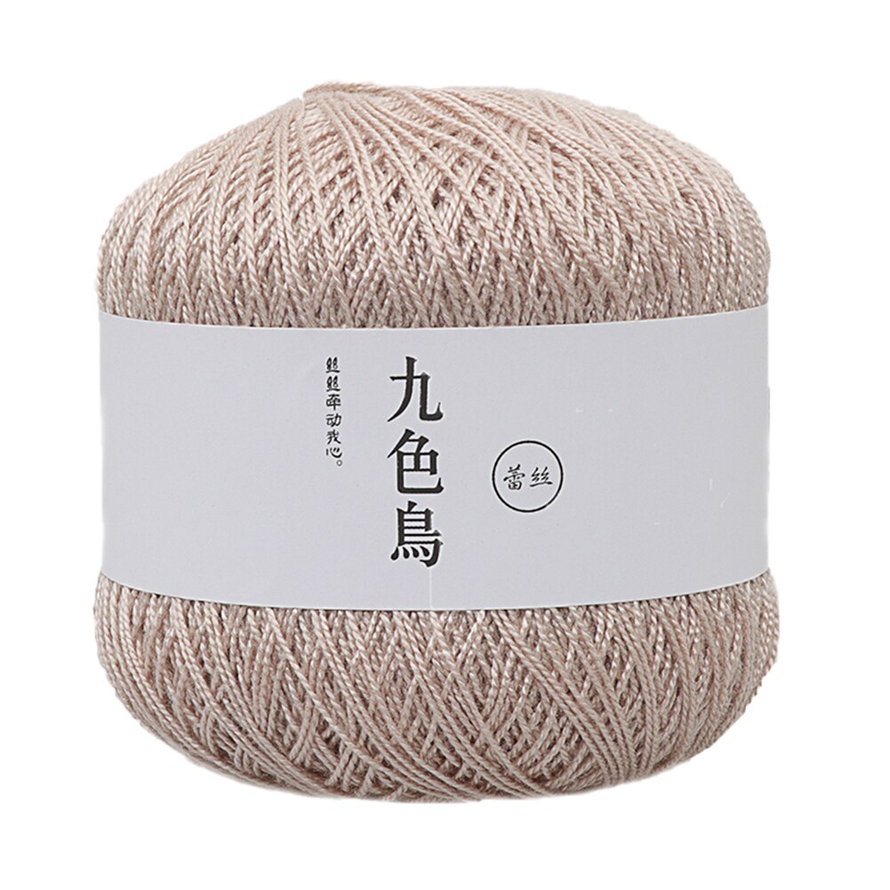 1 rouleau deux brins doux coton corde bricolage tricot tissage ficelle fil cordon pour bricolage à la main vêtements écharpe et chaussettes *: 21