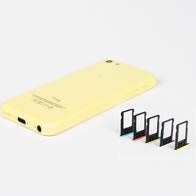 Porte-carte Nano Sim pour iPhone 5C, A1507, A1529, A1532, A1456, avec broche d&#39;éjection gratuite