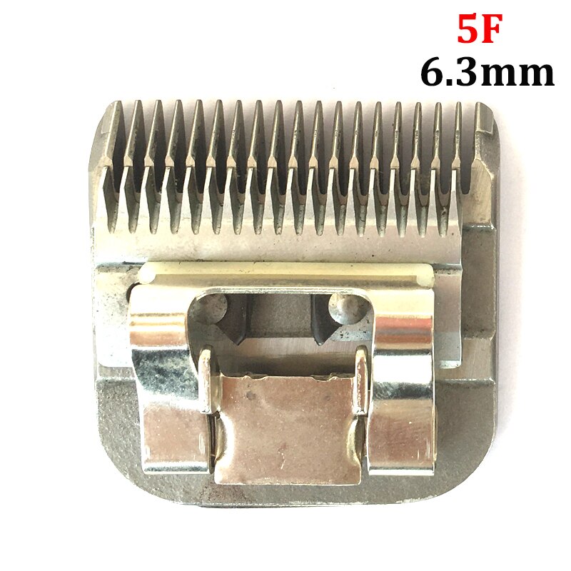 Tondeuse pour animaux de compagnie professionnelle A5 lame 10 #40 #15 3F 4F 5F 7F 30 #15 # convient à la plupart des tondeuses Andis et Oster remplacement de toilettage pour animaux de compagnie: 5F-6.3mm