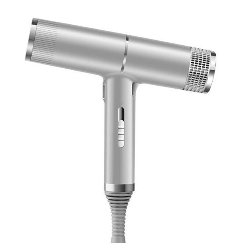 Professionele Haardrogers Licht Weighte Föhn Salon Droger & Cold Wind Negatieve Ionische Haar Stijl Tool: silver / VS