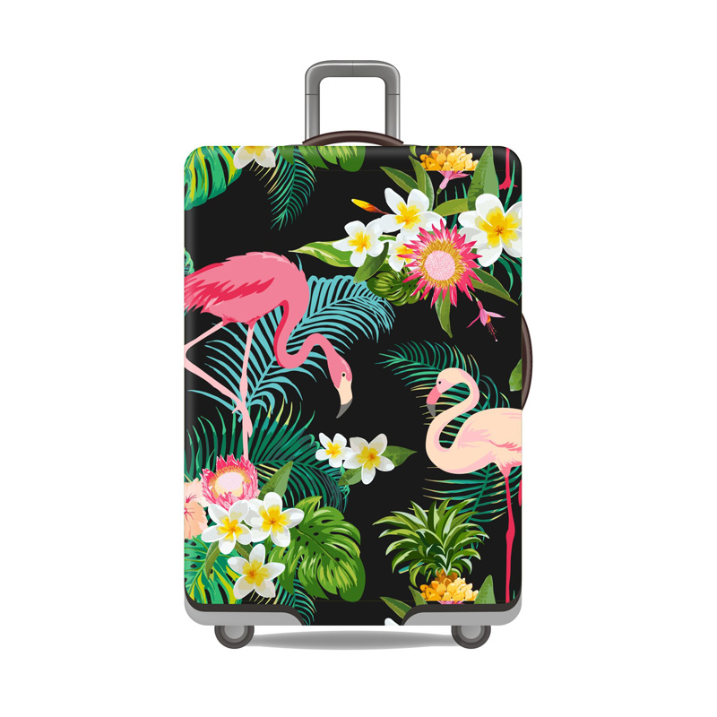 Flamingo wzór elastyczny bagaż obudowa ochronna Dustproof18-32 Cal walizka przypadku pokrywy ochronne akcesoria podróżne: B / M