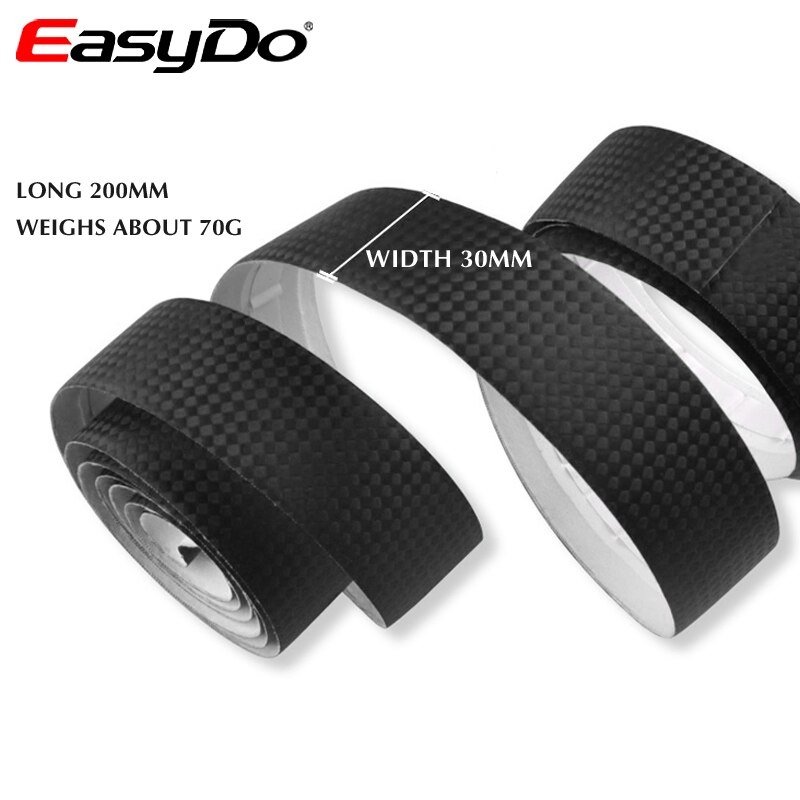 EasyDo Road Bike Handlebar Tape Carbon Fiber Textured Anti-vibration Wrap Bike Bar Tape Bicycle Accessories ED1946