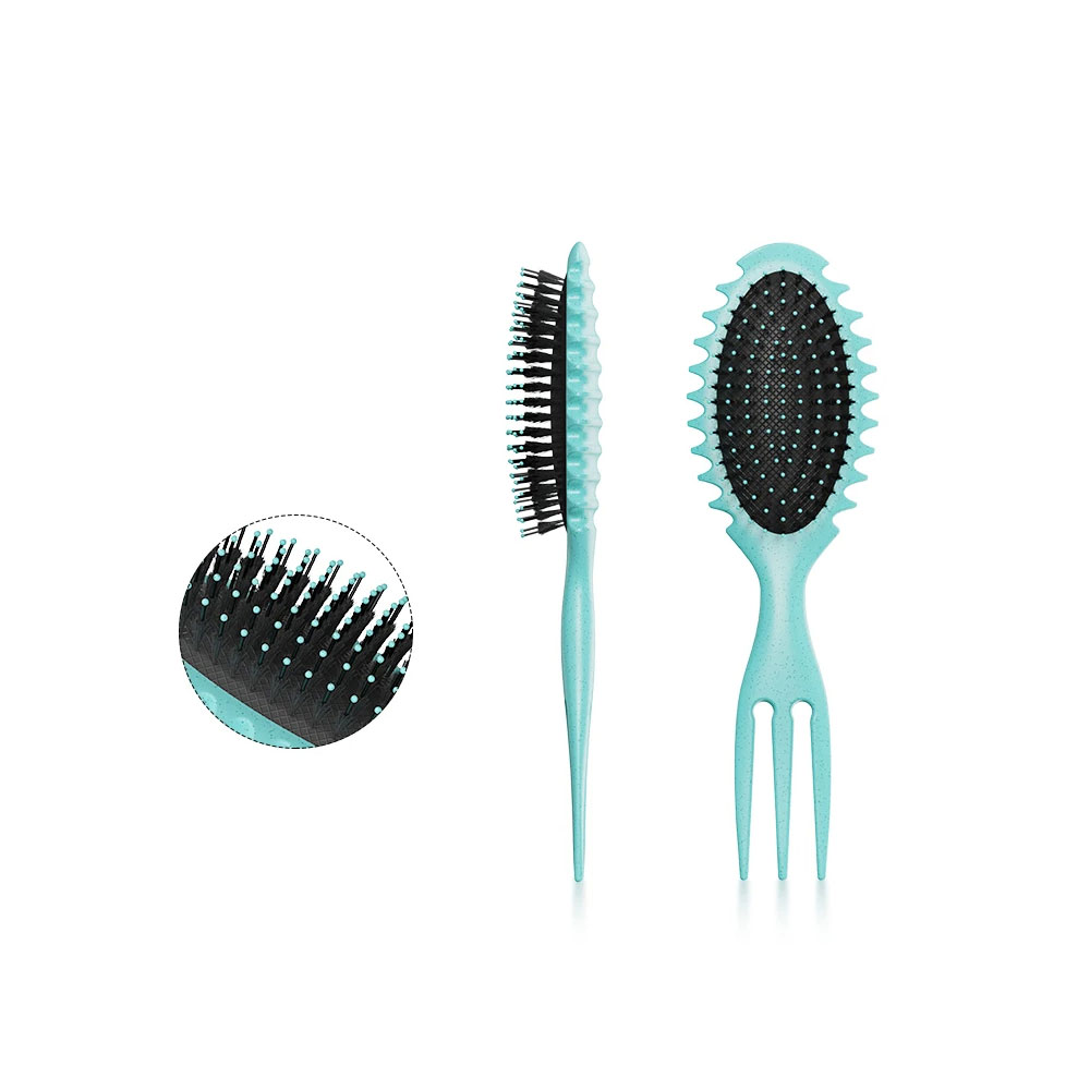 arricciare definendo rimbalzo Spazzola per capelli Barbiere Pettine in setole di cinghiale Districante Modellante Spazzole per capelli Salone professionale Pettine per lo messa in piega della casa