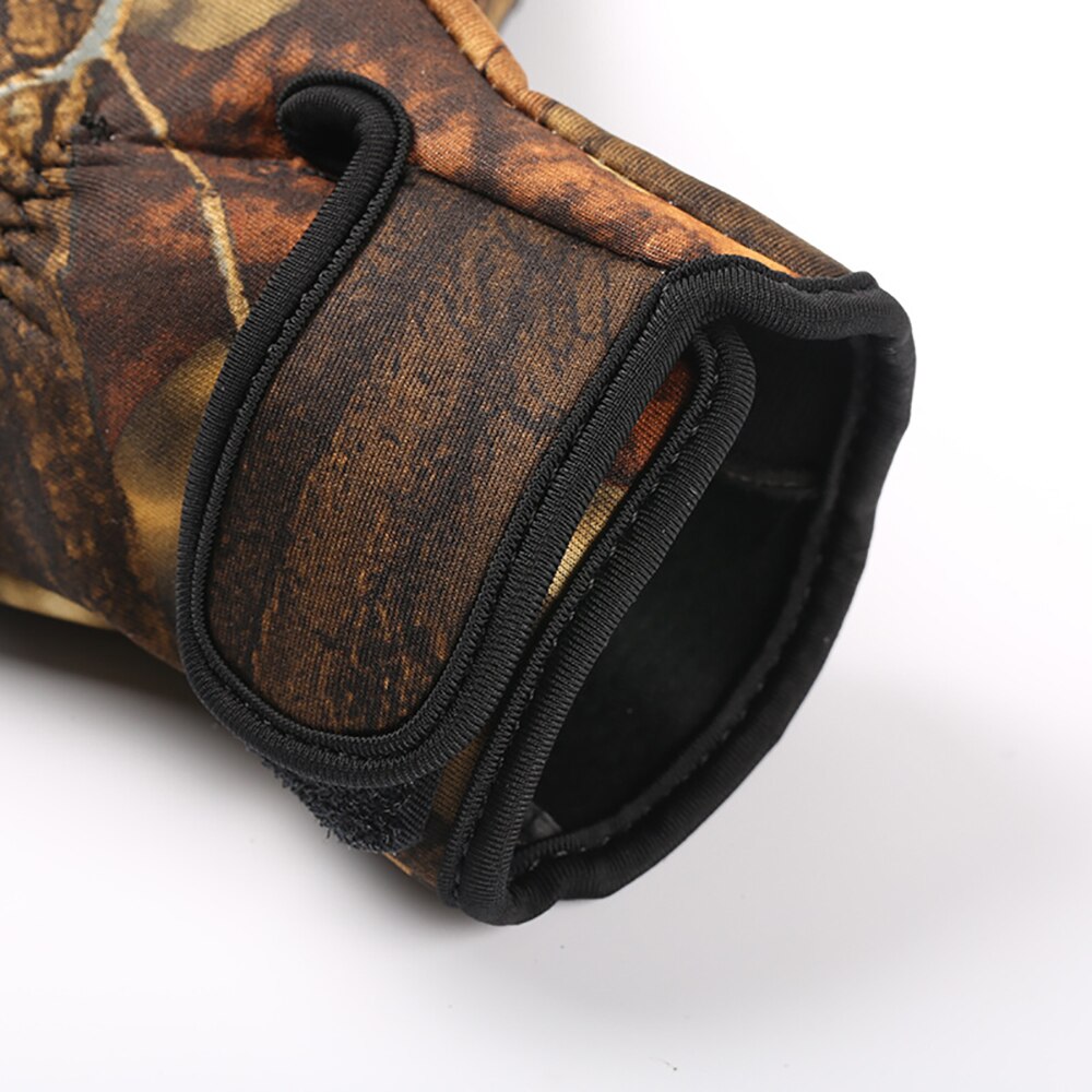 Outdoor Winter Vissen Handschoenen Waterdichte Mitten Drie Vingers Cut Anti-Slip Klimmen Handschoen Wandelen Camping Rijhandschoenen