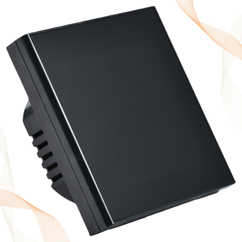 Intelligent Remote Floor Heating Thermostat High Power Temperature Controller for Water Heating (Black): Black GA