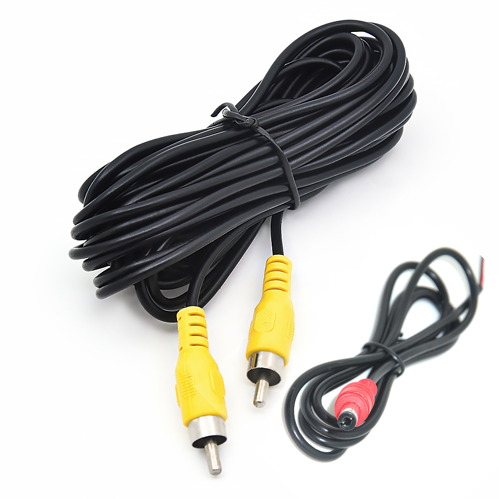 6-20 M RCA Video Kabel mit Energie Linie Für Auto Parkplatz Rückansicht Rückansicht Kamera Anschließen Auto Monitor DVD Abzug Kabel Optional: verrotten