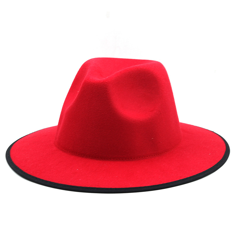 Hemming Fedoras Hat For Women Man Hats Sun Hat Belt Accessories Jazz Cap Panama Church Hat Fedoras: 11