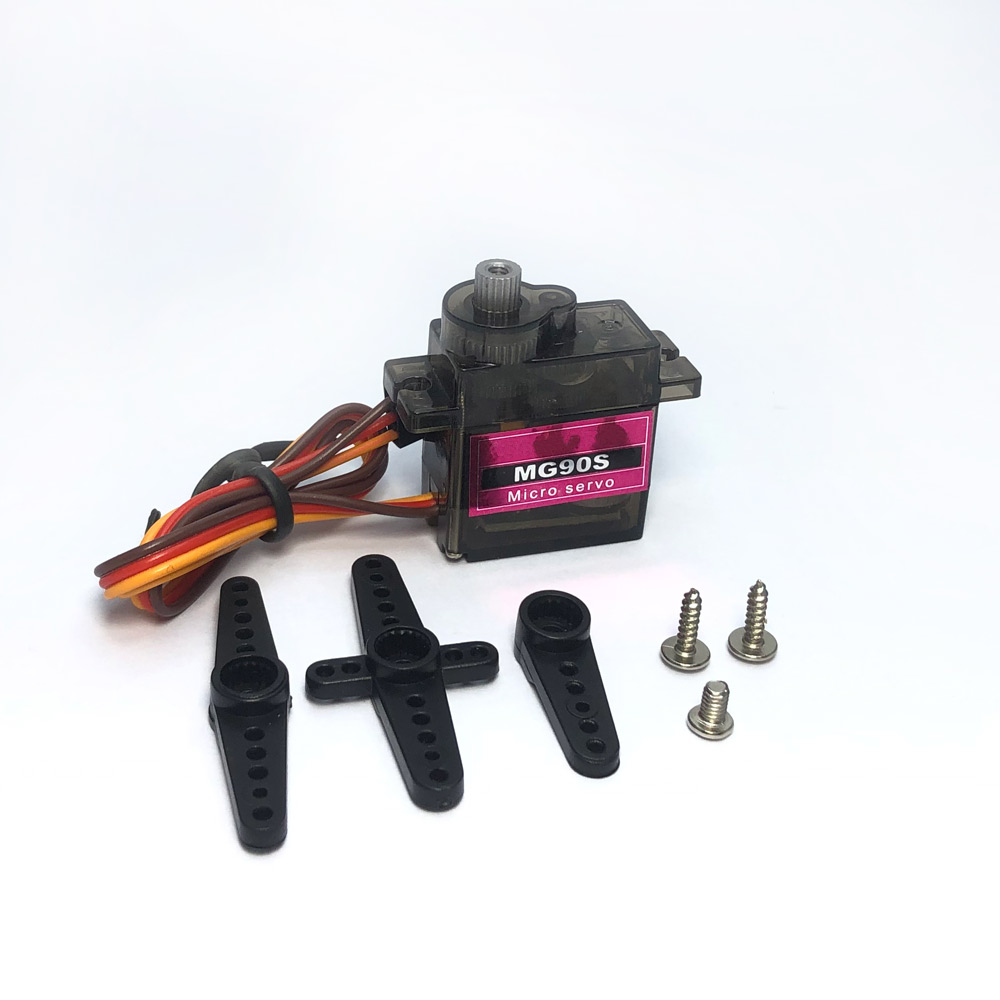 5 uds MG90S engranaje de Metal Digital 9g Servo SG90 para helicóptero Rc avión barco coche MG90 9G Trex 450 RC Robot helicóptero
