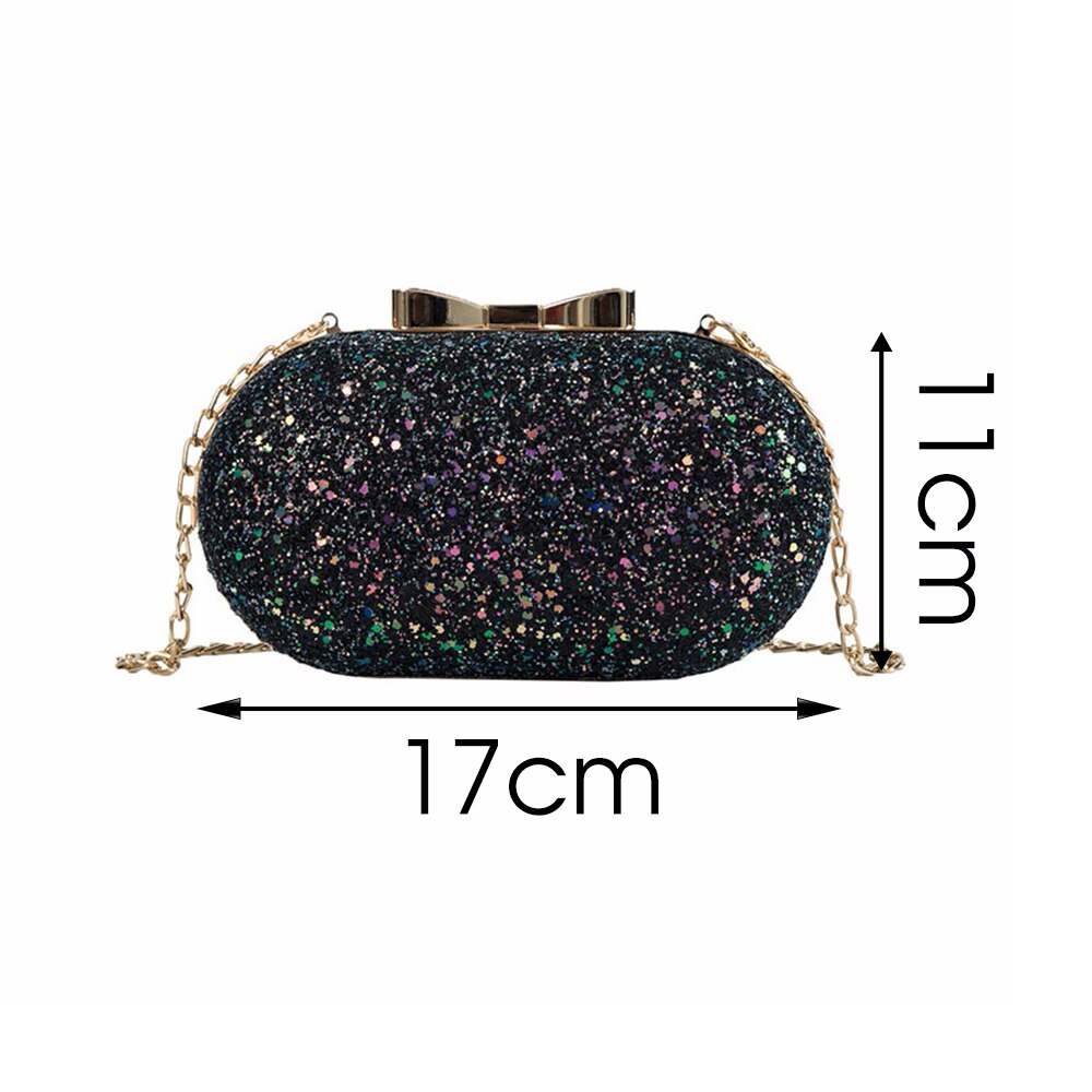 Luksus kvinner kveld veske fest bankett glitter bag for kvinner jenter bryllup clutches håndveske kjede skulder bag bolsas mujer