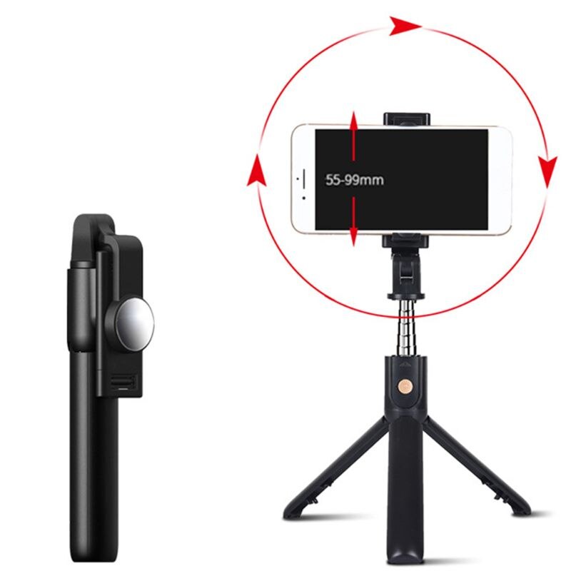 Draadloze Bluetooth Uitschuifbare Selfie Stick Voor Smartphone Handheld Mini Statief M5TD