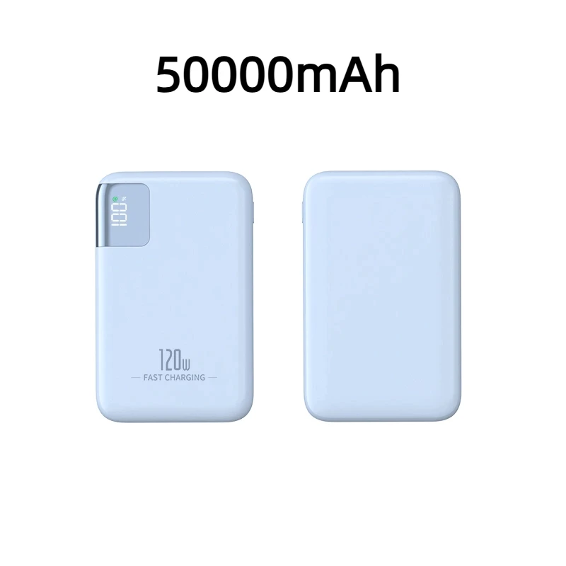Power Bank 100000mAh 120W - Super PD 20W Pikalataus - Digitaalinen Näyttö - Kannettava: Moni