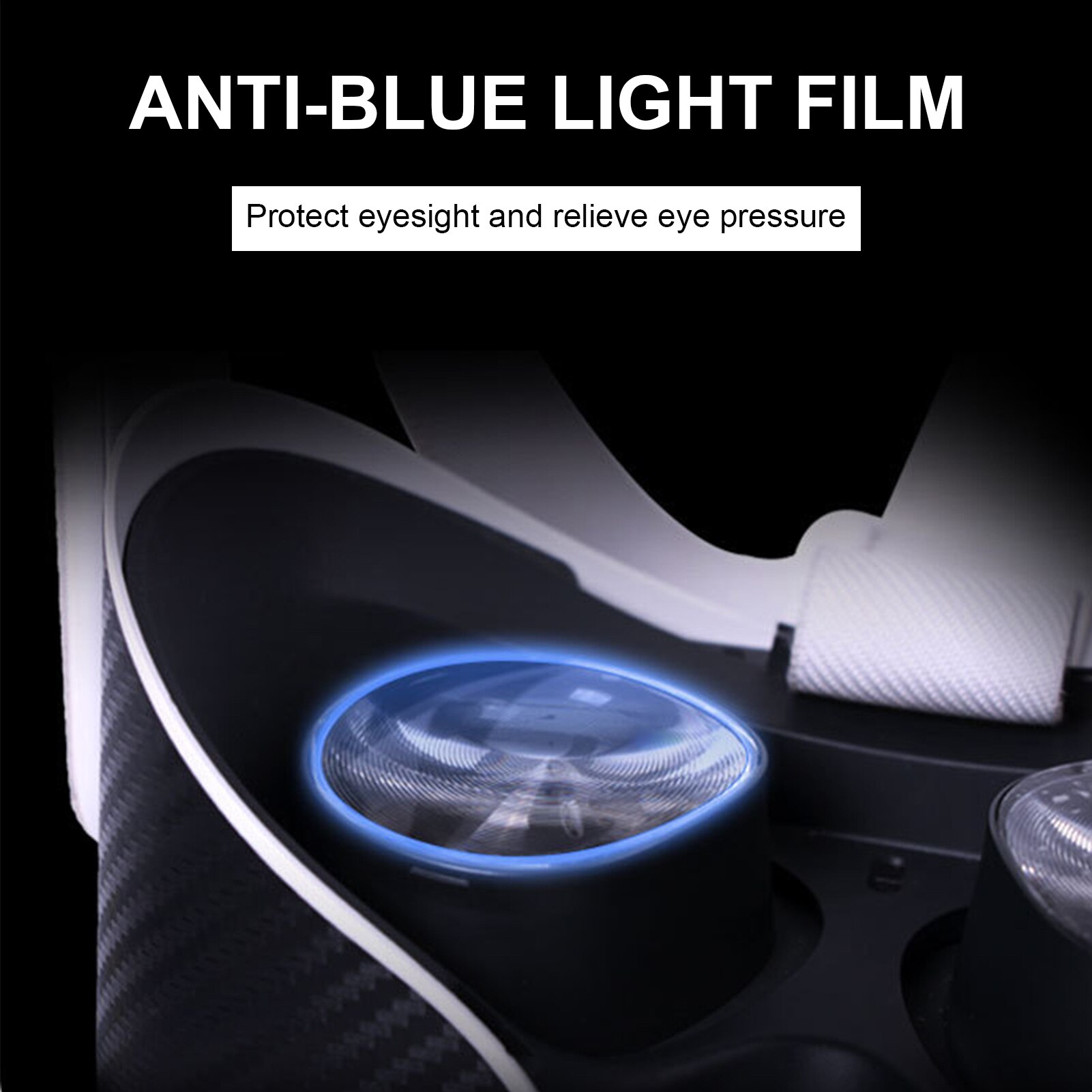 Pellicola protettiva per lenti per Oculus Quest 2 Cover lenti resistenti al sudore TPU pellicole morbide Anti blu anti-graffio luce VR accessori per occhiali