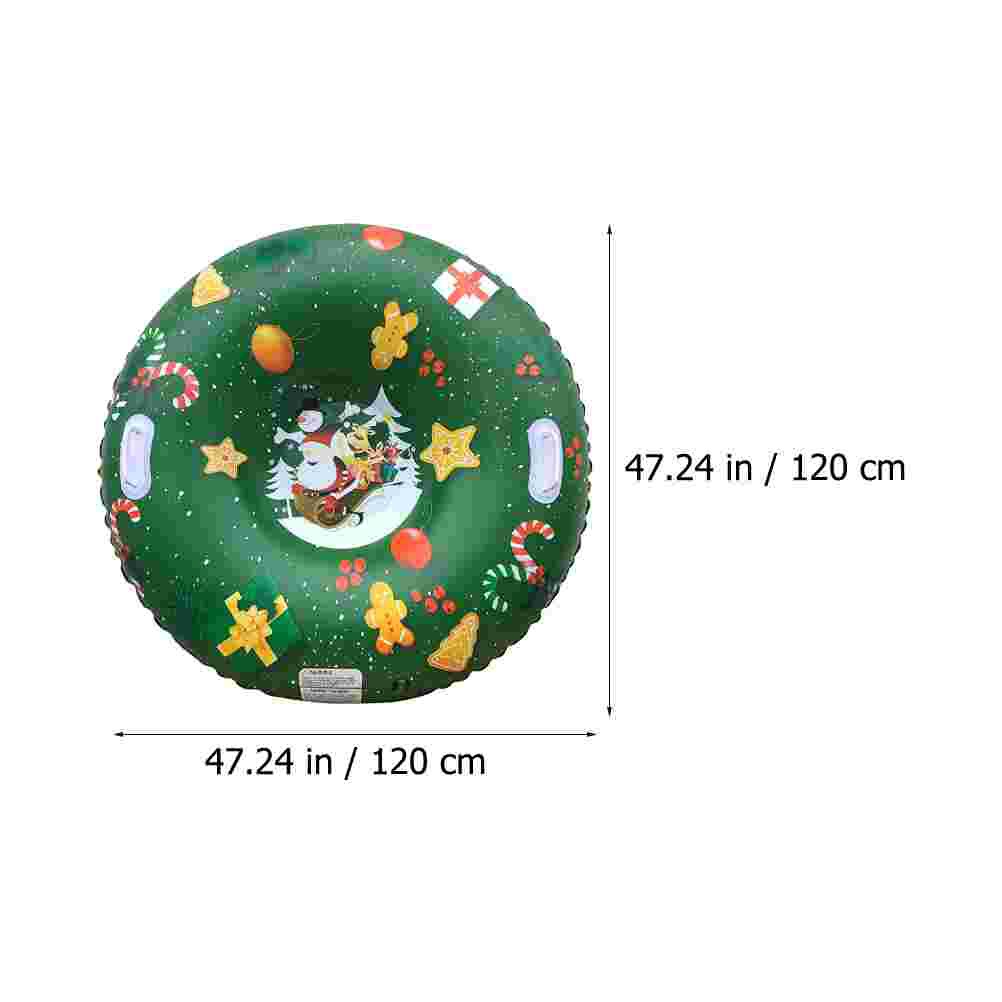 1Pc Winter draussen Sport PVC Schnee Schlauch Aufblasbare Schnee Kreis für Spielen