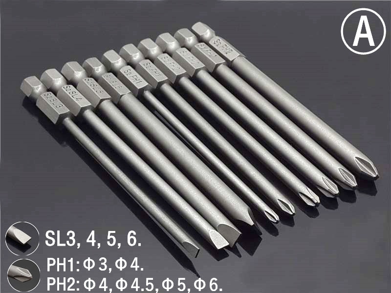 10Pcs Security Tamper Proof Magnetic Holder Screwdriver Bits Slotted Phillips Torx Hex Proof Screwdrivers Bit