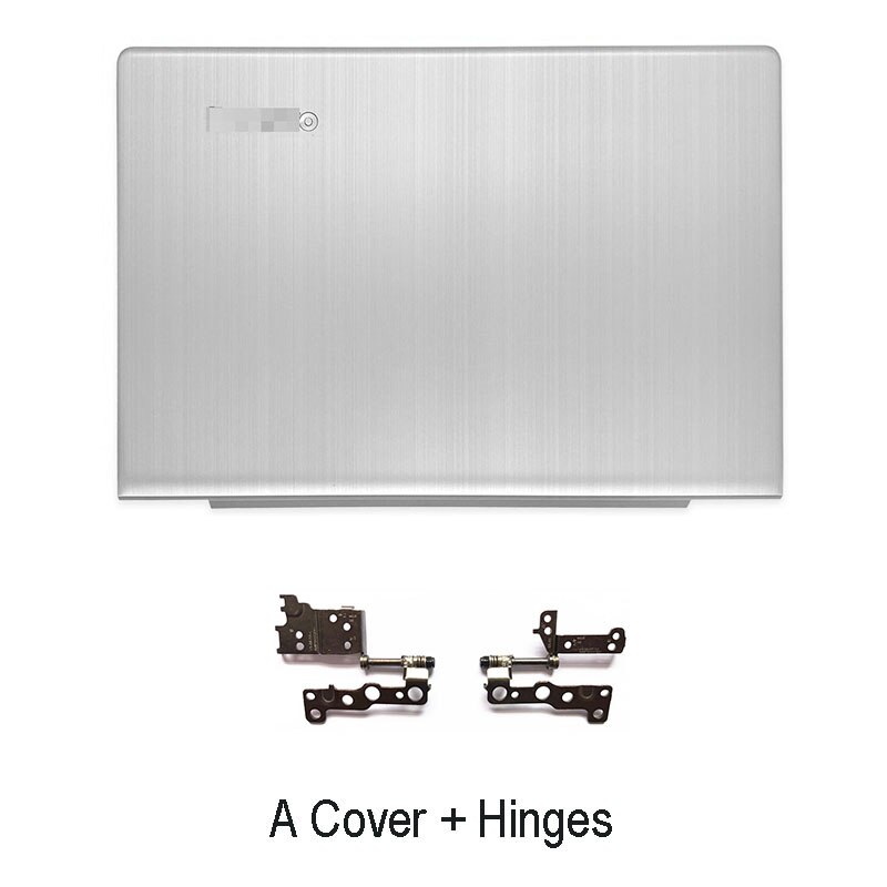 For Lenovo 310S-15 310S-15IKB 510S-15ISK Laptop LCD Back Cover Front Bezel Hinges Palrmest Bottom Case Silver A B C D Cover: A Hinges