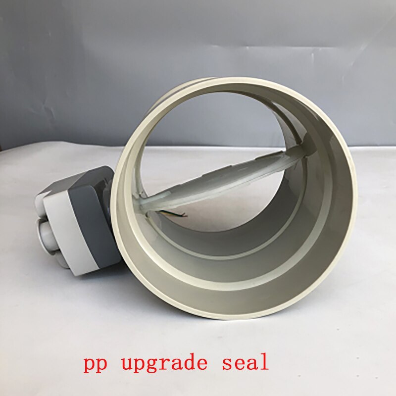 1pc gate valve for electric damper valve pipeline tuyere actuator control air volume Air Volume Control Valve: pp upgrade seal 160