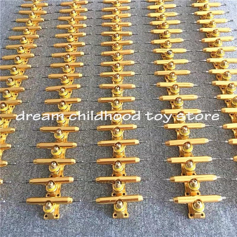 Single Axle Gold fingerboard trucks 32mm 34mm with locknuts