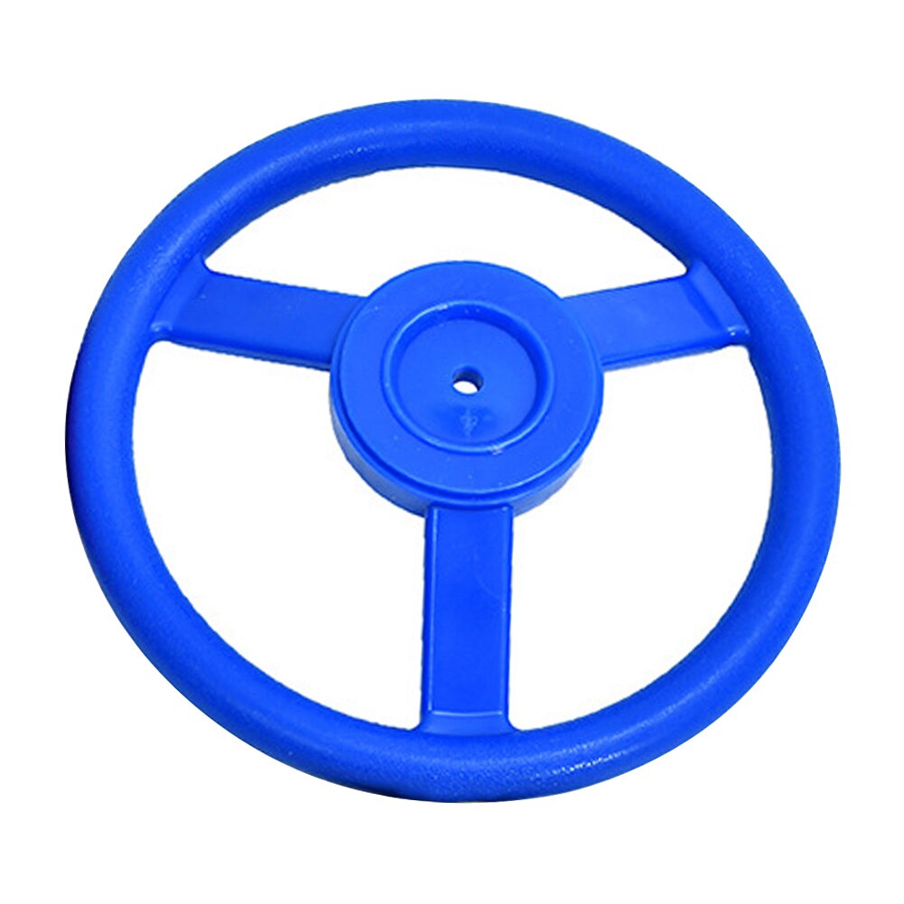 Children's Climbing Frame Toys Steering Wheel Pirate Playground Set Wheel Ship Sports Outdoor Garden Swing Accessory Game C3M3: Blue