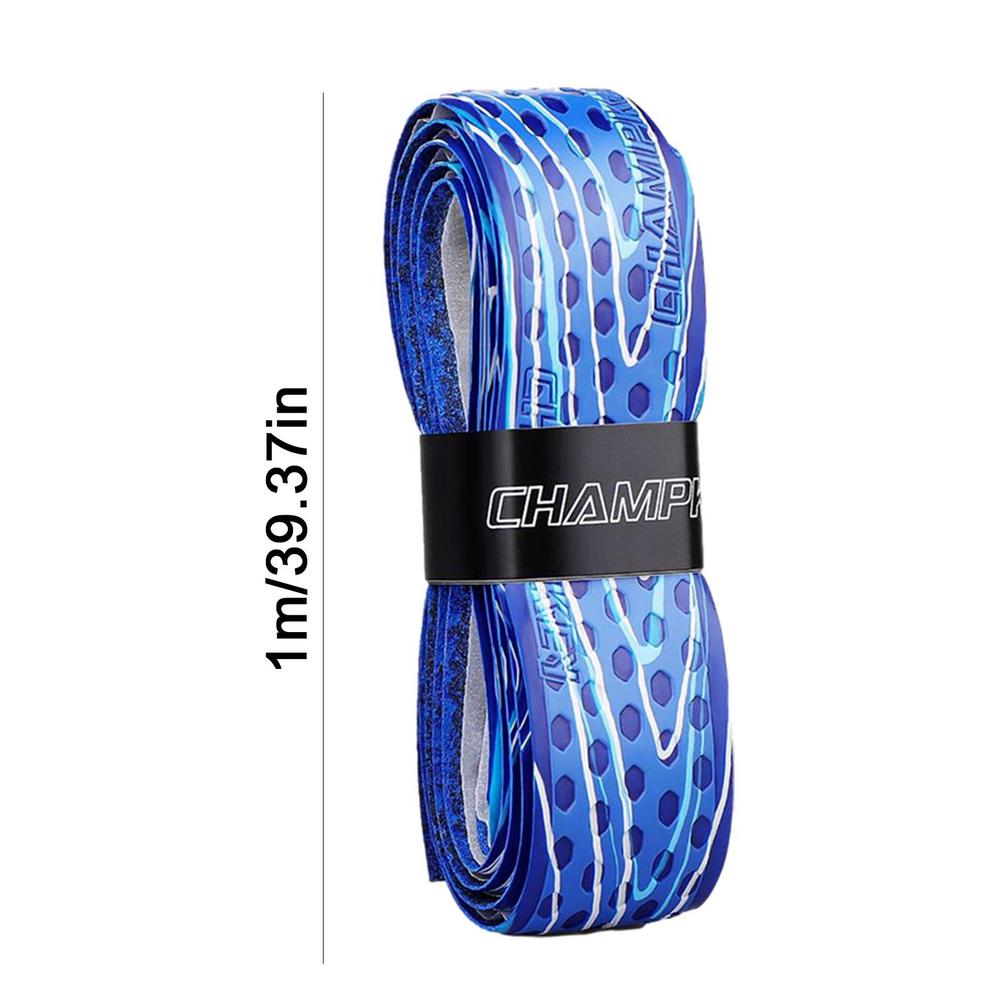 1m Tennis Racket Grip Tape Anti-slip Sweatbands Badminton Tennis Racket Overgrip Absorbs Sweat Anti Slip for Racket Handle: Yellow