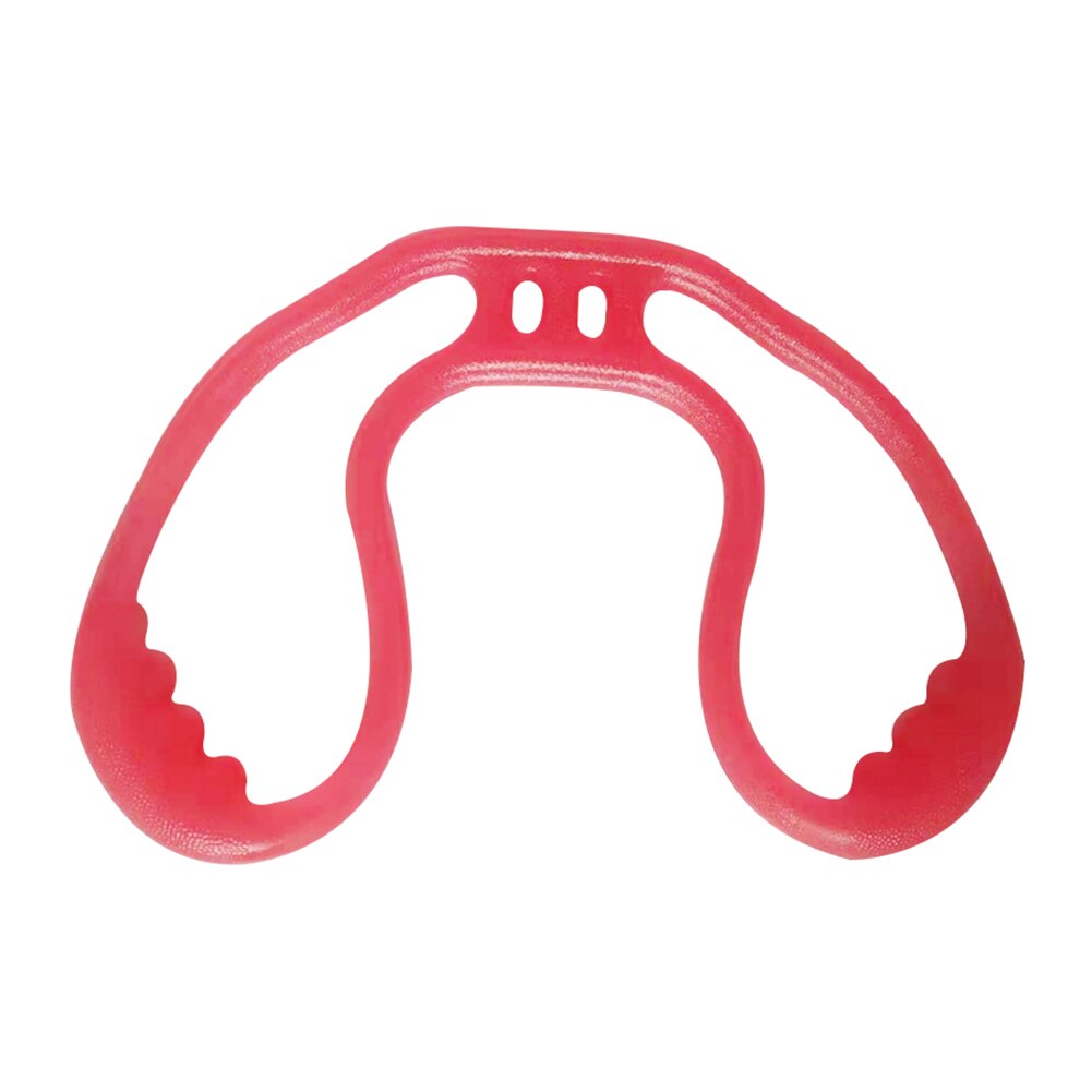 Cuerda elástica de entrenamiento de estiramiento para Yoga, banda de resistencia de 8 formas para ejercicio físico, cuerda de entrenamiento de estiramiento: Rojo