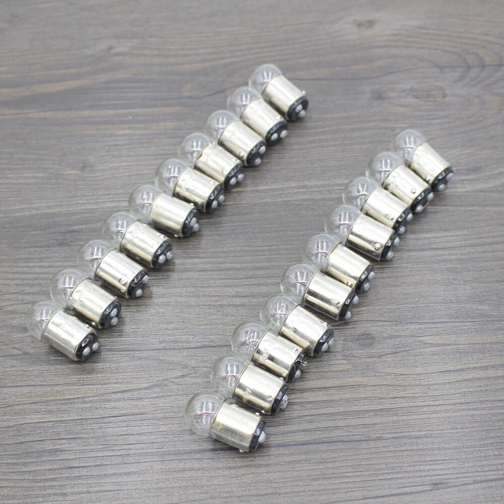 2PCS 12V 5W BA15D Bulbs Motorcycle Scooter Turn Signal Light Bulb Tungsten lamp for Harley Honda Yamaha Suzuki Kawasaki KTM