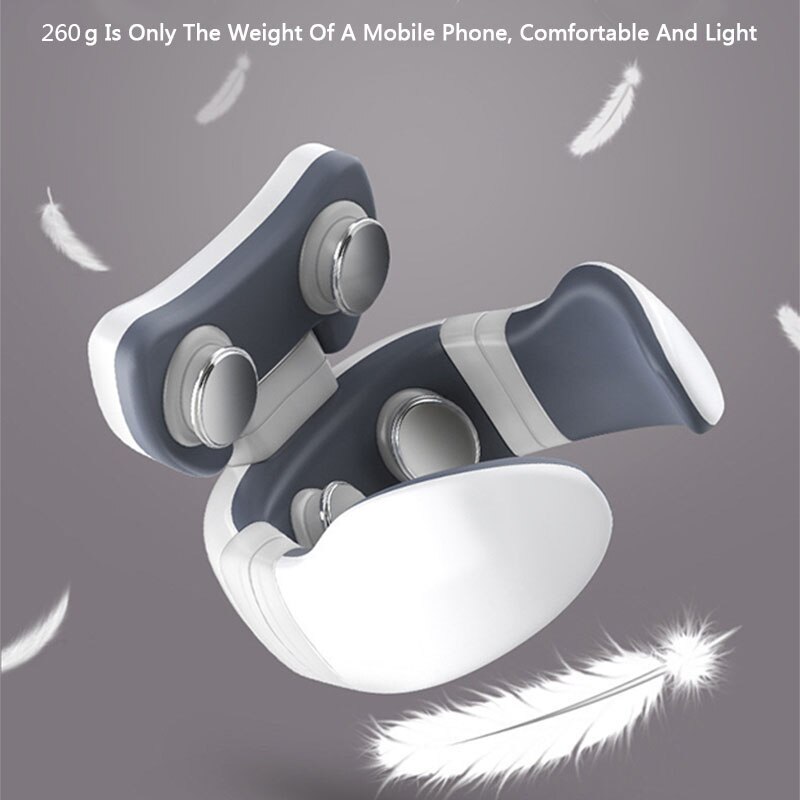 Masajeador de cuello eléctrico inteligente 4D, 6 modos, Control de potencia de pulso para la espalda, masaje de cuello por infrarrojos, herramienta para alivio del dolor, cuidado de la salud