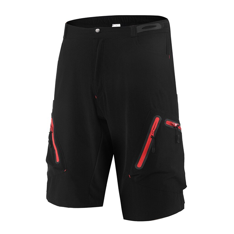 Heren sportshorts ademend snel drogend voor buiten fietsen hardlopen klimmen fou 99: Xxxl / Zwart