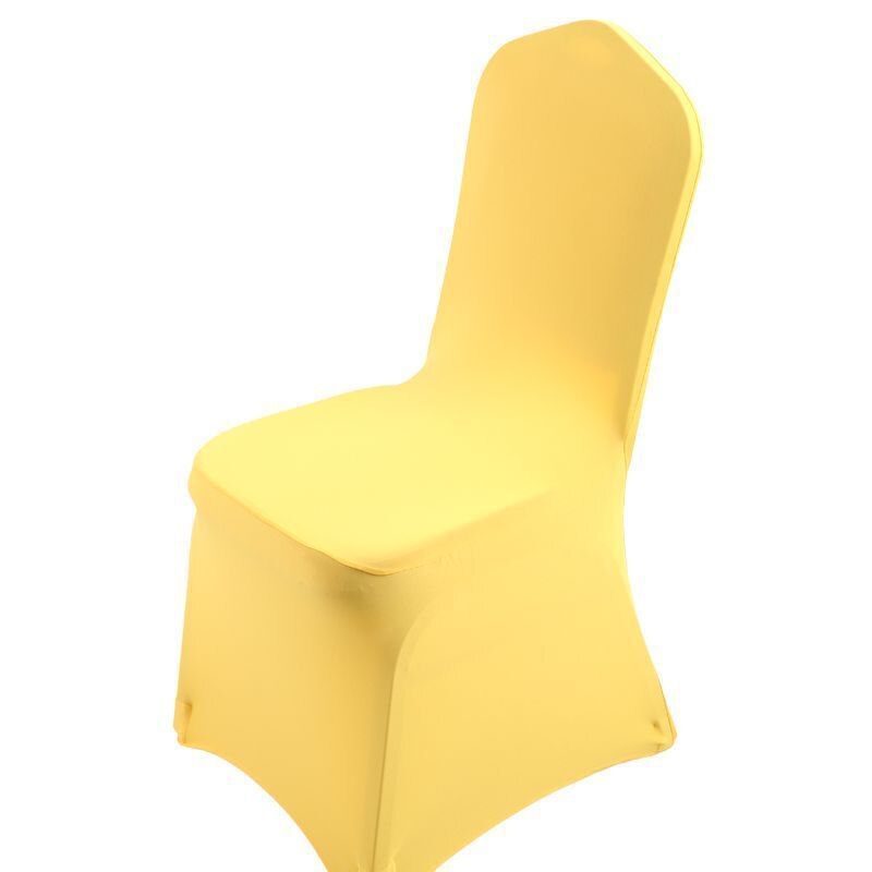 Housse de chaise élastique de couleur unie, pour Banquet, mariage, hôtel, maison, décor de maison: 11