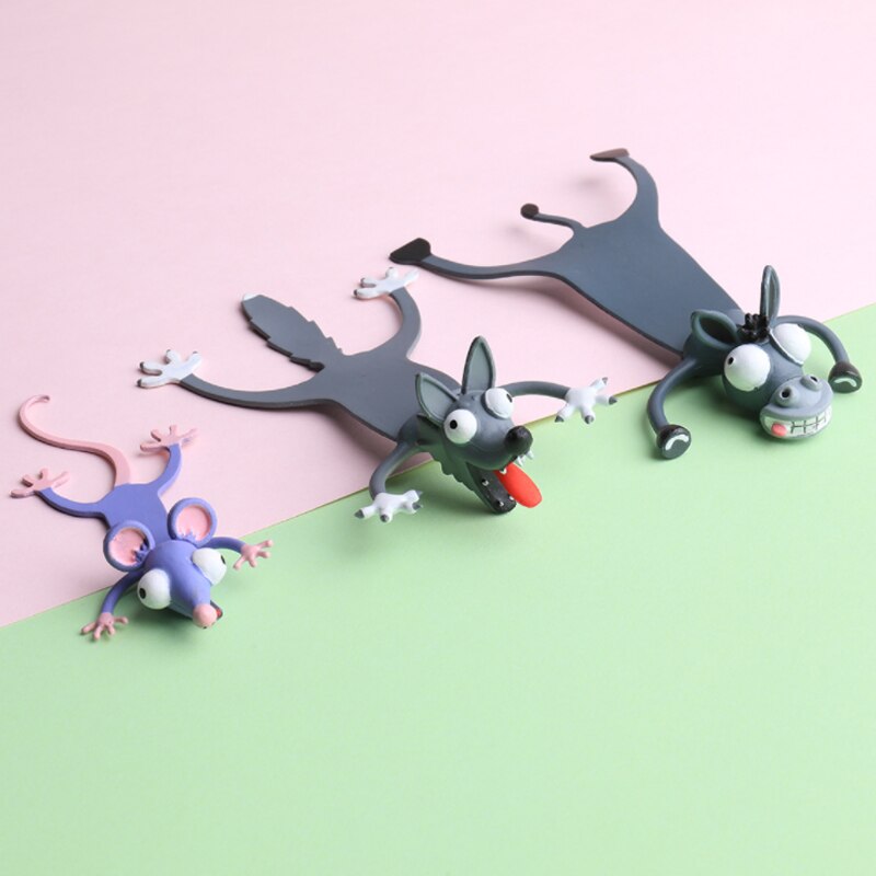 Neue Explosion modelle Kreative 3D Drei-dimensional Ebene Lesezeichen Nette Lustige Katze Lesezeichen freundlicher Spielzeug