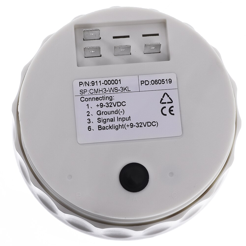 6000 Rpm 8000 Rpm Boot Toerenteller Sensor Tacho Urenteller Gauge Lcd Urenteller 12V/24V 85Mm auto Toerenteller Voor Marine Accessoires