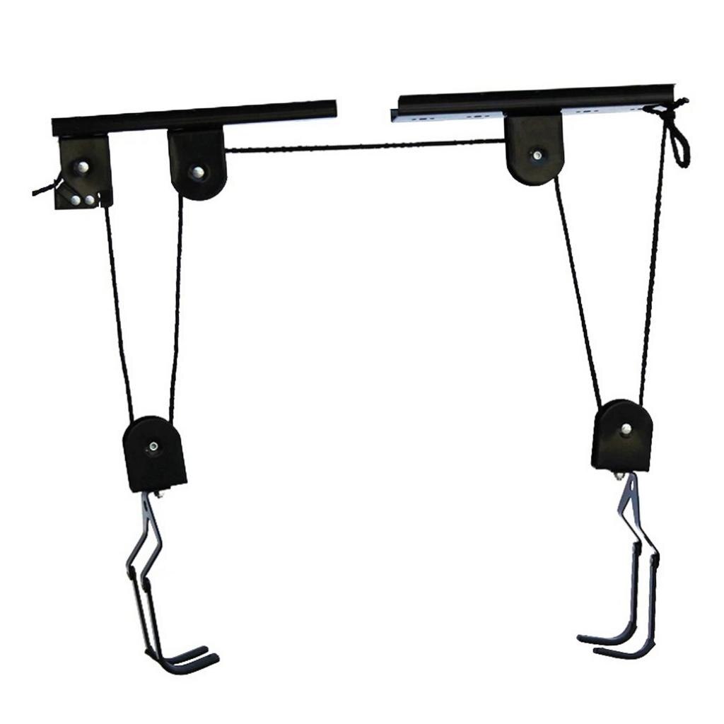 Ceiling Mounted Cycle Bike Lift Storage Hanger Holder Garage Hook Hoist Accessories