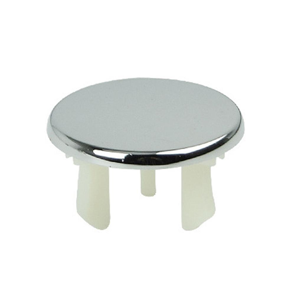 Kitchen Bathroom Basin Sink Overflow Ring Round Overflow Ring Accessories Silver Wash Basin Insert Hole Cover Cap Spare Cover: 04